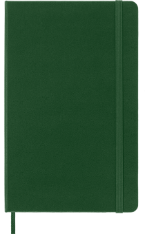 картинка Записная книжка Moleskine Classic (в клетку), Large (13х21см), твердая обложка, зеленая от магазина Молескинов