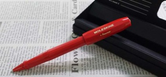 картинка Ручка-роллер Moleskine x Kaweco 0,7 мм, Красная, в подарочной упаковке от магазина Молескинов