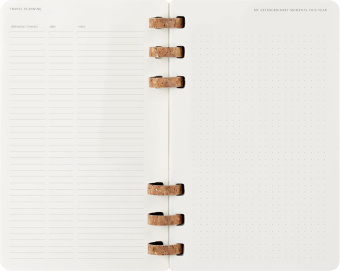 картинка Еженедельник Moleskine Spiral Soft (в мягкой обложке) 2026, Large (13x21 см), черный от магазина Молескинов