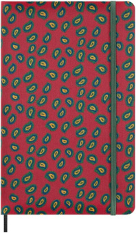 картинка Записная книжка Moleskine Limited Edition Silk, в линейку, Large (13х21 см), бордовый от магазина Молескинов