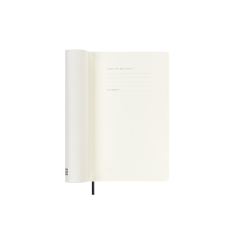 картинка Еженедельник Moleskine Classic Soft (мягкая обложка),2025,Large (13x21 см),черный, гориз.блок от магазина Молескинов