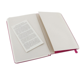 картинка Записная книжка Moleskine Classic (нелинованная), Large (13х21см), розовая от магазина Молескинов
