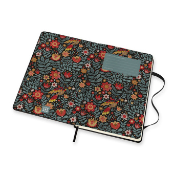 картинка Записная книжка Moleskine Studio Collection (в линейку), DINARA MIRTALIPOVA, Large (13х21см), черная от магазина Молескинов