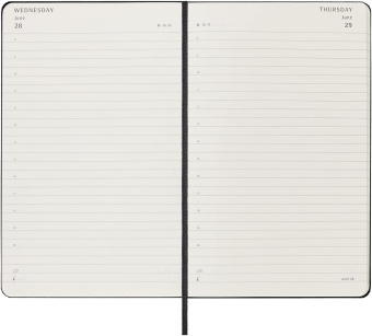 картинка Ежедневник Moleskine Classic 2023, Large (13x21 см), черный от магазина Молескинов