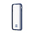 картинка Чехол для iPhone 6/6S/7/8 Moleskine, прозрачный, синий от магазина Молескинов