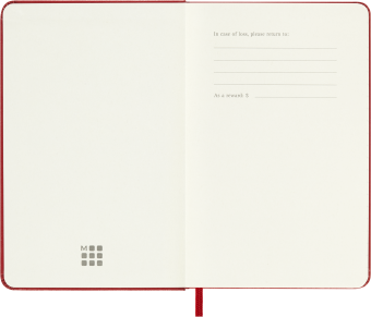 картинка Еженедельник 18 месяцев Moleskine Classic (2026-2027), Pocket (9x14 см),  красный от магазина Молескинов