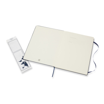 картинка Записная книжка Moleskine Classic (в точку), XLarge (19х25см), синяя от магазина Молескинов