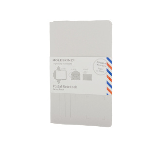картинка Почтовый набор Moleskine Note Card (с конвертом), Large (11,5х17,5см), белый крафт от магазина Молескинов