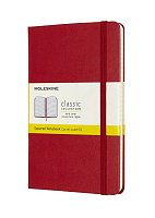 Записная книжка Moleskine Classic (в клетку), Large (13х21см), красная