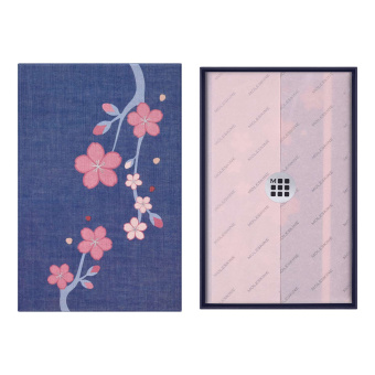 картинка Записная книжка Moleskine Limited Edition Sakura, Large (13x21см), в линию, в подарочной коробке от магазина Молескинов