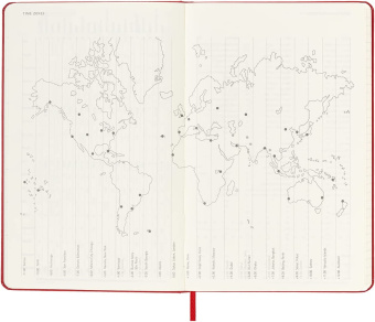 картинка Ежедневник Moleskine Classic 2023, Large (13x21 см), красный от магазина Молескинов