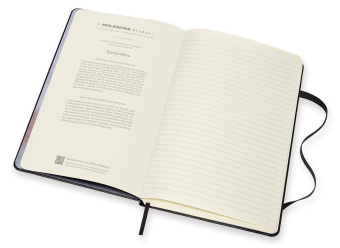 картинка Записная книжка Moleskine Studio Collection (в линейку), SONIA ALINS, Large (13х21см), черная от магазина Молескинов