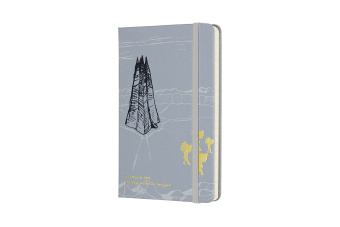 картинка Записная книжка Moleskine Lord of the Rings (в линейку), Pocket (9х14 см), серая от магазина Молескинов