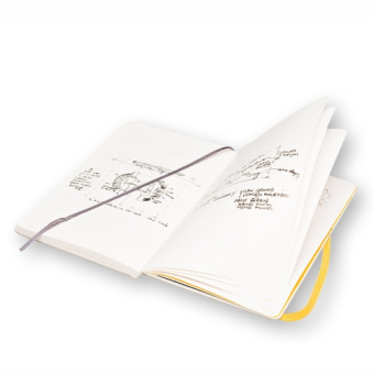 картинка Книга Moleskine, "Графическая архитектура", Large (13х21см), серая, в твердой обложке от магазина Молескинов