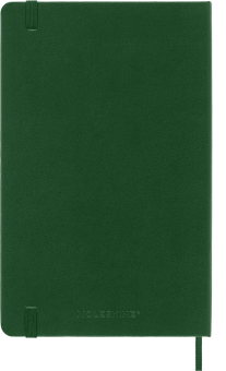 картинка Записная книжка Moleskine Classic (в клетку), Large (13х21см), твердая обложка, зеленая от магазина Молескинов