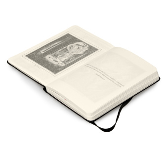 картинка Записная книжка Moleskine Hobbit-2 (в линейку), Pocket (9х14см), черная от магазина Молескинов