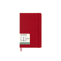 Еженедельник Moleskine Classic 2025, Large (13x21 см), красный