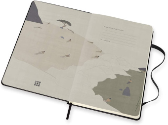 картинка Записная книжка Moleskine Studio Collection (в линейку), JON KOKO, Large (13х21см), черная от магазина Молескинов