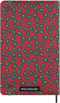 картинка Записная книжка Moleskine Limited Edition Silk, в линейку, Large (13х21 см), бордовый от магазина Молескинов