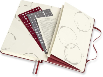картинка Записная книжка Moleskine Passion Wine Journal, Large (13x21см), красная от магазина Молескинов