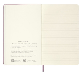 картинка Записная книжка Moleskine Classic с цветным узором (в линейку), Large (13х21см), розовый от магазина Молескинов