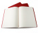 картинка Записная книжка Moleskine Cahier (нелинованная, 3 шт.), XLarge (19х25см), красная от магазина Молескинов