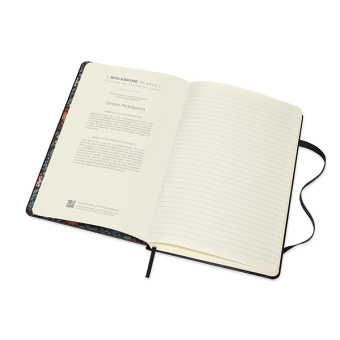 картинка Записная книжка Moleskine Studio Collection (в линейку), DINARA MIRTALIPOVA, Large (13х21см), черная от магазина Молескинов
