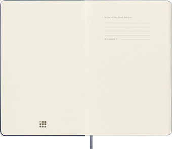 картинка Записная книжка Moleskine Smart (в линейку), Large (13x21 см), синяя от магазина Молескинов
