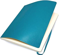 Записная книжка  Moleskine Classic Soft(мягкая обложка), в линейку, XLarge (19х25см), бирюзовый B2B
