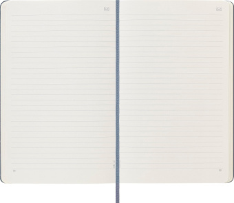 картинка Записная книжка Moleskine Smart (в линейку), Large (13x21 см), синяя от магазина Молескинов