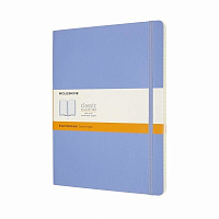 Записная книжка Moleskine Classic Soft, в линейку, XLarge (19х25 см), Голубая