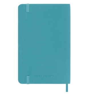 картинка Записная книжка Moleskine Classic Soft (в линейку), Pocket (9х14 см), голубая от магазина Молескинов
