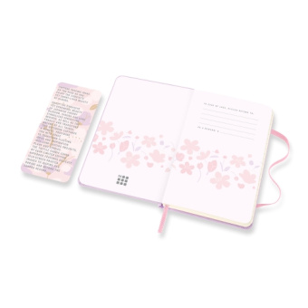 картинка Записная книжка Moleskine SAKURA (нелинованная), Pocket (9x14см), розовая от магазина Молескинов