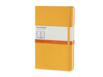 картинка Записная книжка Moleskine Classic (в линейку), Large (13х21см), оранжево-желтая B2B (без пленки) от магазина Молескинов