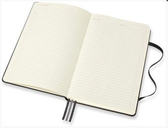 картинка Записная книжка Moleskine PRO PROJECT PLANNER,  XLarge (19х25см), твердая обложка, в линейку, черный от магазина Молескинов