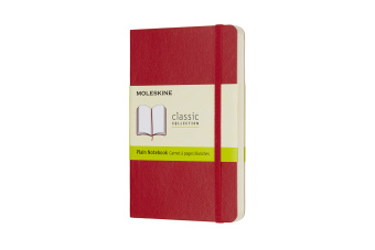 картинка Записная книжка Moleskine Classic (нелинованная), Pocket (9х14см), красная от магазина Молескинов