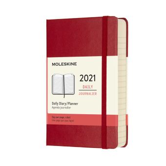 картинка Ежедневник Moleskine Classic (2021), Pocket (9x14 см), красный от магазина Молескинов