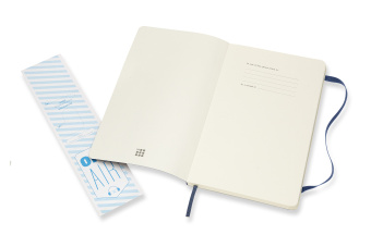 картинка Записн книж Moleskine Classic Soft(мягкая обложка),в лин,Large(13х21 см),син,без пленки,b2b от магазина Молескинов