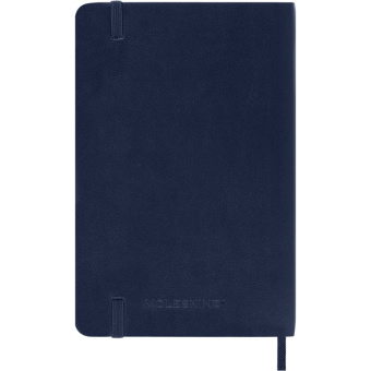 картинка Еженедельник 18 месяцев Moleskine Classic Soft  ( 2026-2027), Pocket (9x14 см),синий от магазина Молескинов