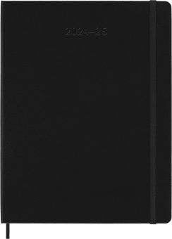 картинка Еженедельник Moleskine Classic (2024-2025), XLarge (19x25 см), черный от магазина Молескинов