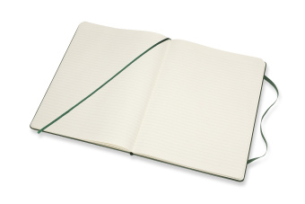 картинка Записная книжка Moleskine Classic (в линейку), XLarge (19х25 см), тёмно-зелёный от магазина Молескинов