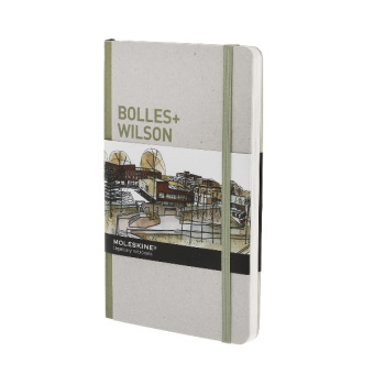 картинка Сборник дизайнерских работ Moleskine Inspiration and Process in Architecture, Bolles Wilson, Large (13х21см) от магазина Молескинов