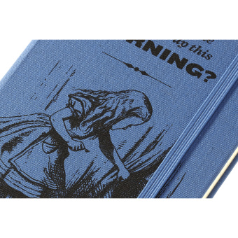 картинка Еженедельник Moleskine Alice in Wonderland (2018), Pocket (9x14 см), синий от магазина Молескинов