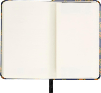 картинка Записная книжка Moleskine Limited Edition Silk, нелинованная, Xsmall (6,5х10,5 см), cиний от магазина Молескинов