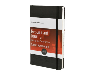 картинка Записная книжка Moleskine Passion Restaraurant Journal, Large (13x21см), черная от магазина Молескинов
