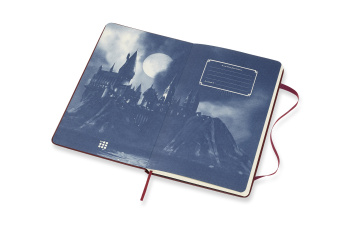 картинка Еженедельник Moleskine Classic Harry Potter (2018-2019), Large (13x21 см), бордовый от магазина Молескинов