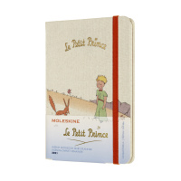 картинка Еженедельник Moleskine Le Petit Prince Fox (2021), Pocket (9x14 см), серый от магазина Молескинов