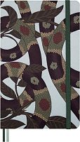 Записная книжка Moleskine Limited Edition Snake Leaves, Large (13 х 21 см), в линейку