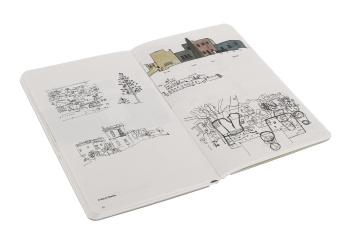 картинка Сборник дизайнерских работ Moleskine Inspiration and Process in Architecture, Bolles Wilson, Large (13х21см) от магазина Молескинов