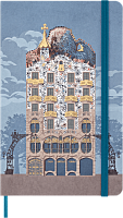 Записная книжка Moleskine Limited Edition Casa Batlló, в линию, Large (13x21см), голубая